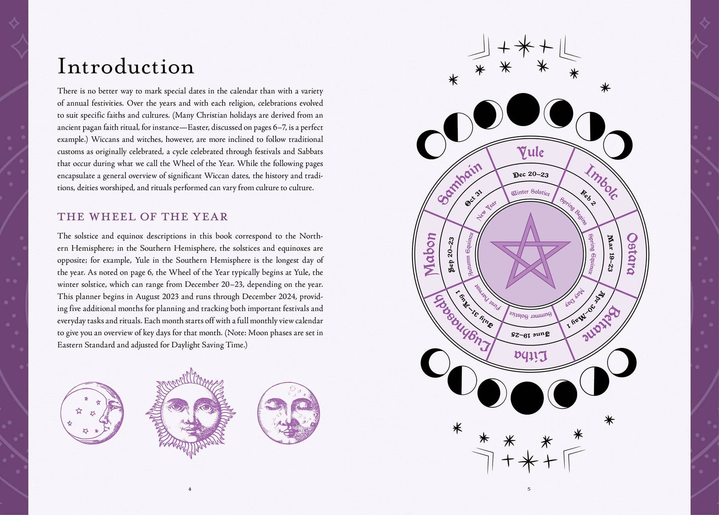 Modern-Day Witch 2024 Wheel of the Year 17-Month Planner - Tarot Decks & Divination