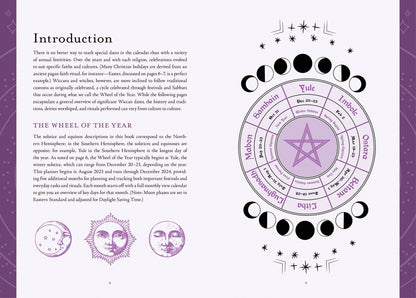 Modern-Day Witch 2024 Wheel of the Year 17-Month Planner - Tarot Decks & Divination