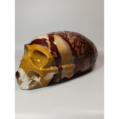 🛸✨ Mookaite Skulls – Ancient Wisdom and Bold Energy ✨💀 2 Carvings