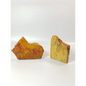 Hand-polished Mookaite slab, 2–2.5 inches, with vibrant red, yellow, and cream patterns, displayed on a white background.