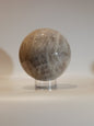 Moonstone with Sunstone Sphere – Harmony & Empowerment Crystal | The Mystical Moons - 8 - 2’’ - Spheres