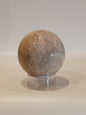 Moonstone with Sunstone Sphere – Harmony & Empowerment Crystal | The Mystical Moons - 2 - 3’’ - Spheres