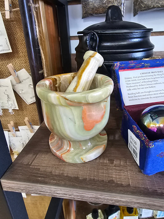 🪨✨ Mortar & Pestle Variety – Essential Tools for Magical Blending & Kitchen Witchery! 🌿 - Medium - Herbs & Accessories