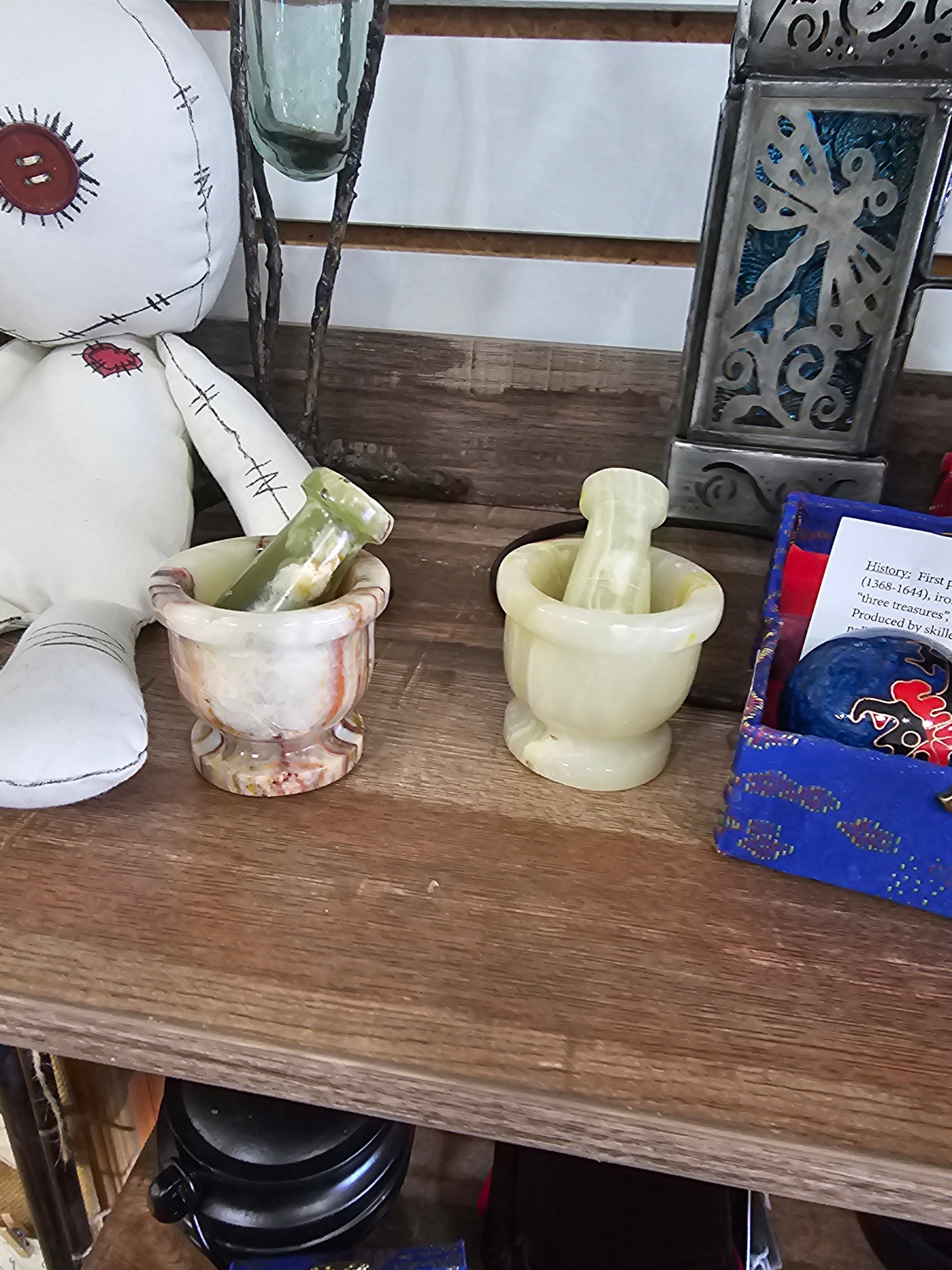 🪨✨ Mortar & Pestle Variety – Essential Tools for Magical Blending & Kitchen Witchery! 🌿 - Small - Herbs & Accessories