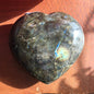 Labradorite Hearts - XX Large - Carvings