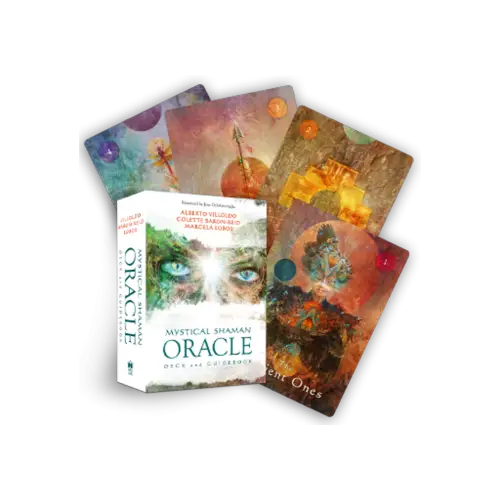 🌿✨ Mystical Shaman Oracle Cards – 64-Card Deck and Guidebook by Alberto Villoldo Ph.D. and Colette Baron-Reid – Journey