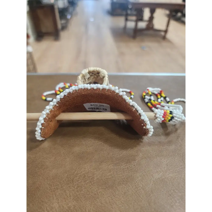 🧺✨ Native American Beaded Hair Pin with Basket Design – Tradition Artistry & Boho Spirit! 🌈 - Jewelry
