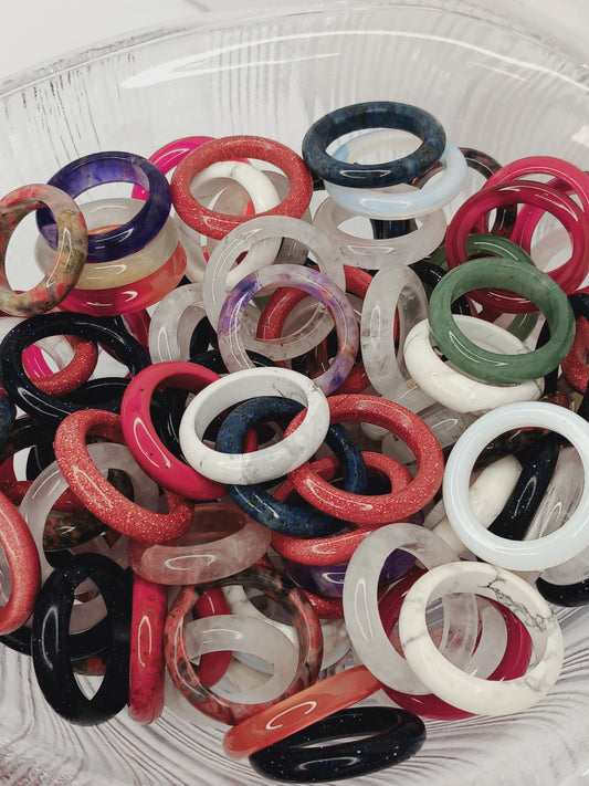 💍✨ Natural Crystal Rings – Adorn Empower and Shine with Crystal Energy 🌈 - Jewelry