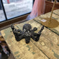 Octopus With An Attitude - Black - Statues