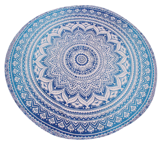 Ombre Round Mandala Wall Hanging 72’’ - Tapestry