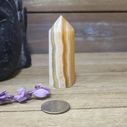 ORANGE CALCITE POINTS - 2 - 3’’ - Towers