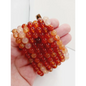 🍊✨ Orange Carnelian 8 mm Bracelet – Vitality Creativity and Sacral Chakra Power! 🔥 - OMC BRACELETS