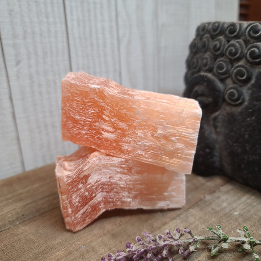 Orange Selenite - Specimens