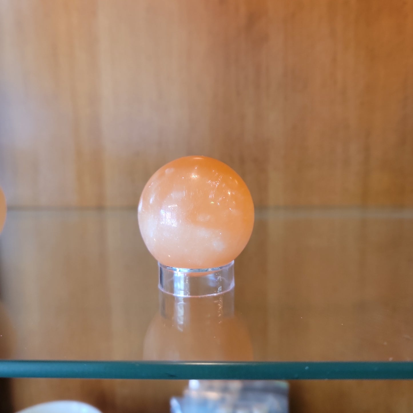 Orange Selenite Sphere - Small - Spheres