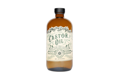 🌱✨ Organic Cold Pressed Castor Oil – Hexane Free & USA Bottled (16 oz) 💧 - Herbs & Accessories