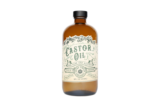 🌱✨ Organic Cold Pressed Castor Oil – Hexane Free & USA Bottled (16 oz) 💧 - Herbs & Accessories