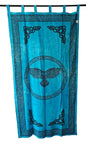 OWL Cotton Curtain 44x88’’ Turquoise - Tapestry