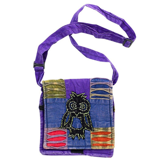 🦉✨ Owl Razor Cut Bag – Boho Wisdom Vibrant Style and Everyday Magic! 🎒