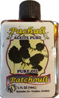 Small 4 dram bottle of Patchouli ritual oil with rich amber color, displayed on a white background. Perfect for grounding, attraction, and magical manifestation.

