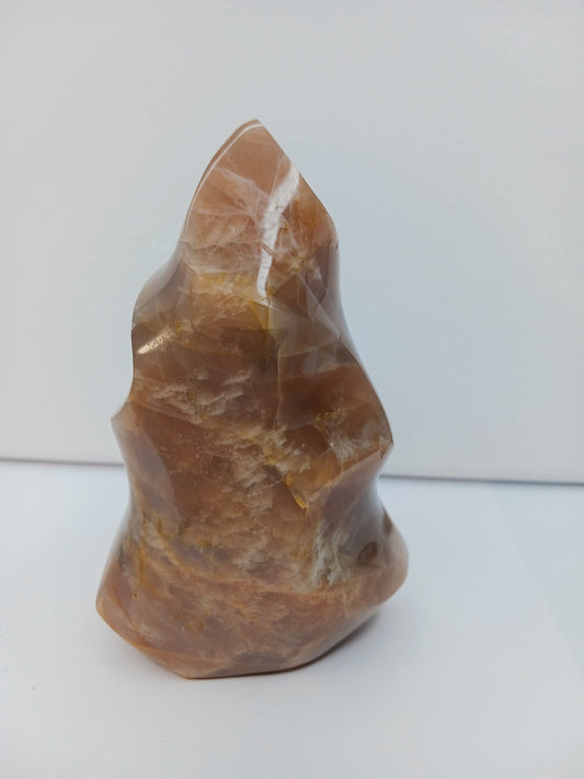 🔥🍑 Peach Moonstone Flame 4.5’’ – Emotional Healing and New Beginnings! 🌙 - Free Forms
