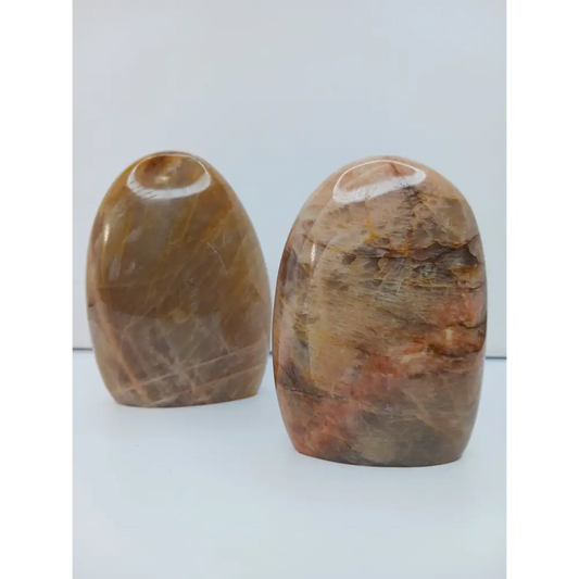 🌸✨ Peach Moonstone Freeforms 3.75’’ to 4’’ – Nurturing Love and Emotional Healing! 🌙 - Free Forms