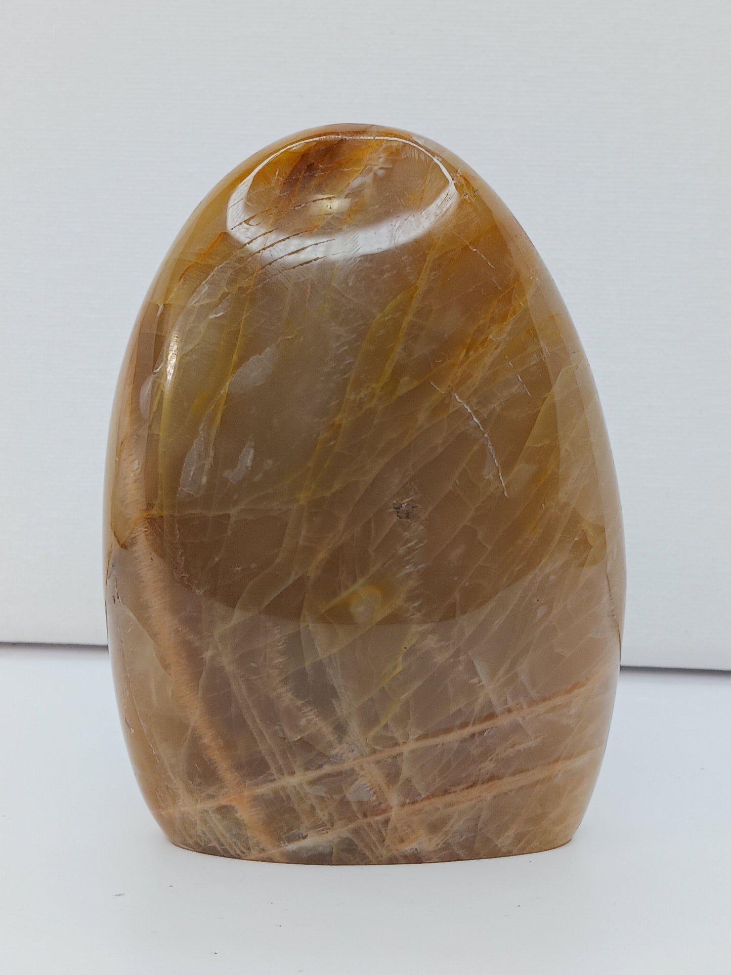 🌸✨ Peach Moonstone Freeforms 3.75’’ to 4’’ – Nurturing Love and Emotional Healing! 🌙 - 1 - 4’’ - Free Forms