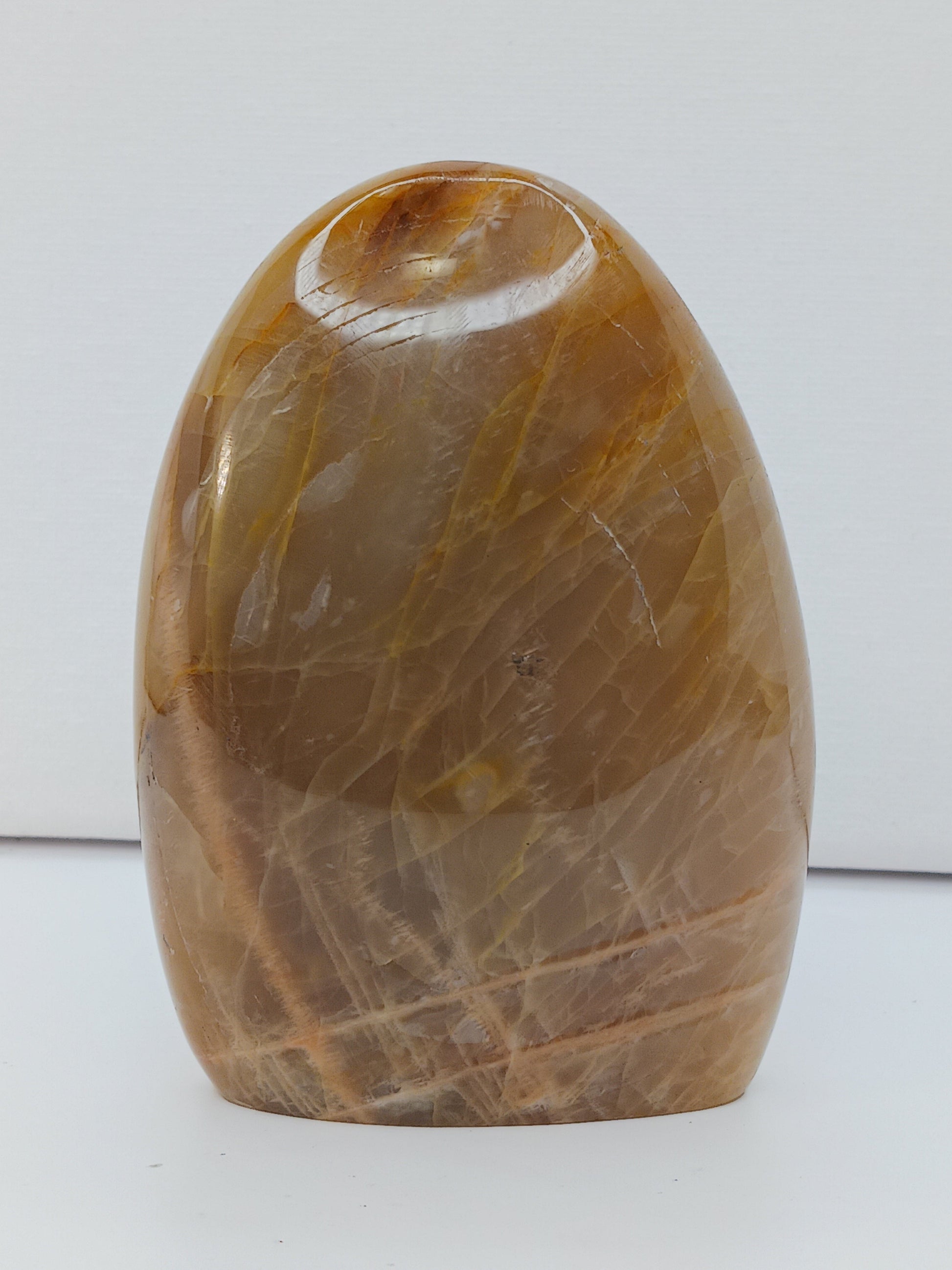 🌸✨ Peach Moonstone Freeforms 3.75’’ to 4’’ – Nurturing Love and Emotional Healing! 🌙 - 1 - 4’’ - Free Forms