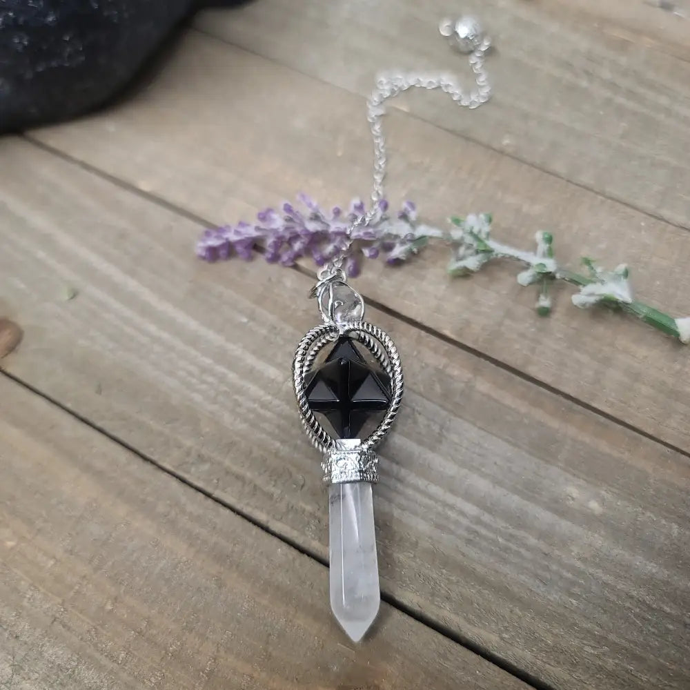 PENDULUM - MERKABA 3 PIECE - Onyx - Pendulums & Mats