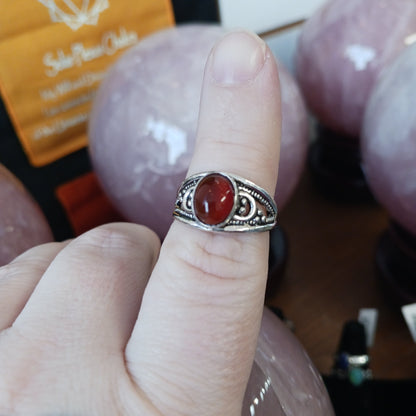 💍✨ Petite Crystal Power Rings – Sterling Silver Plated ✨💍 - 43 - Size 7 - Jewelry