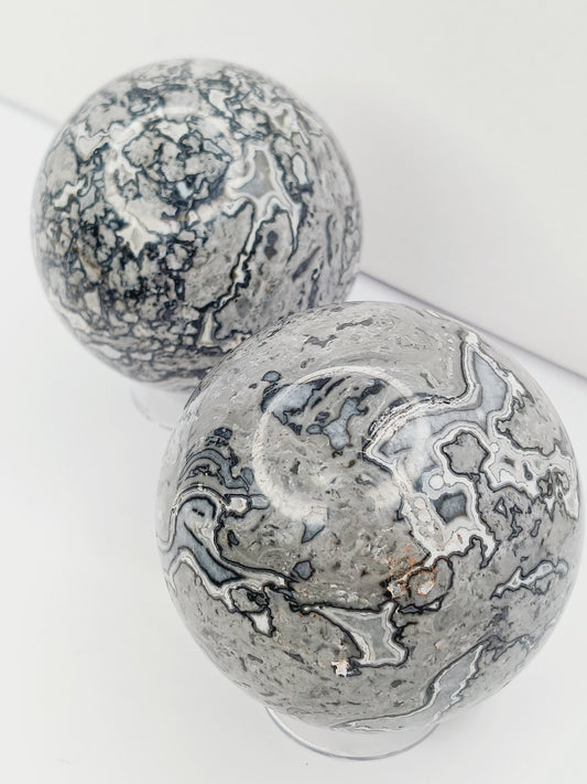 🎨✨ Picasso Stone Spheres – Creativity Grounding and Artistic Inspiration! 🪨 - Spheres