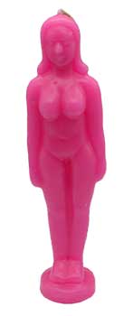 🌸✨ Pink Female Candle (6.75’’) – Self-Love Healing and Heart-Centered Rituals! 💖 - Candles & Accessories