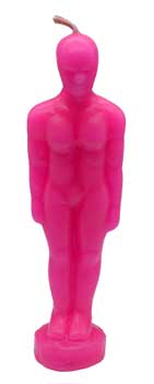 🌸✨ Pink Male Candle (6.5’’) – Self-Love Healing and Heart-Centered Empowerment! 🕯️