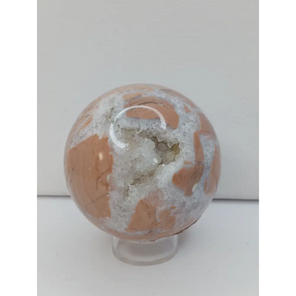 🌸✨ Pink Sakura Agate Sphere – Joy Growth and Gentle Healing ✨🌸 - Spheres
