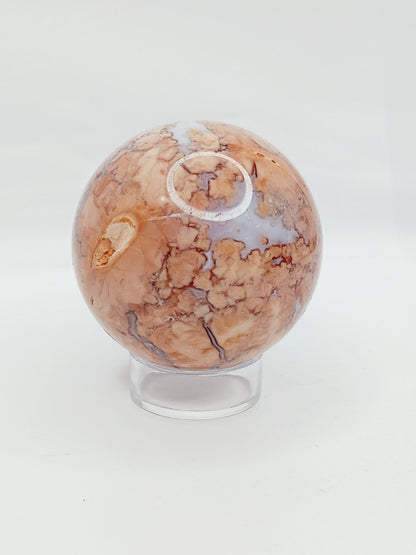 🌸✨ Pink Sakura Agate Sphere – Joy Growth and Gentle Healing ✨🌸 - 3 - 2.5’’ - Spheres