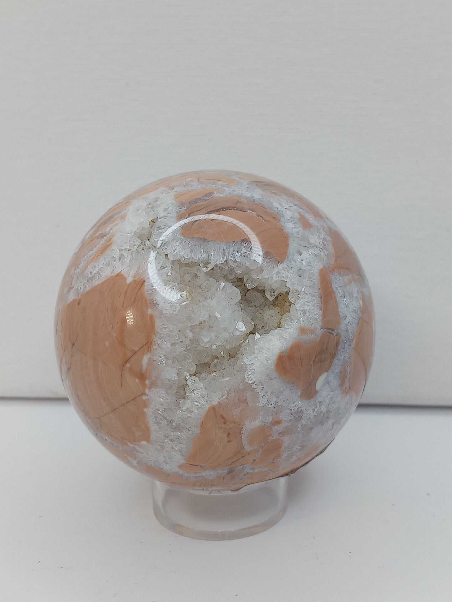 🌸✨ Pink Sakura Agate Sphere – Joy Growth and Gentle Healing ✨🌸 - Spheres