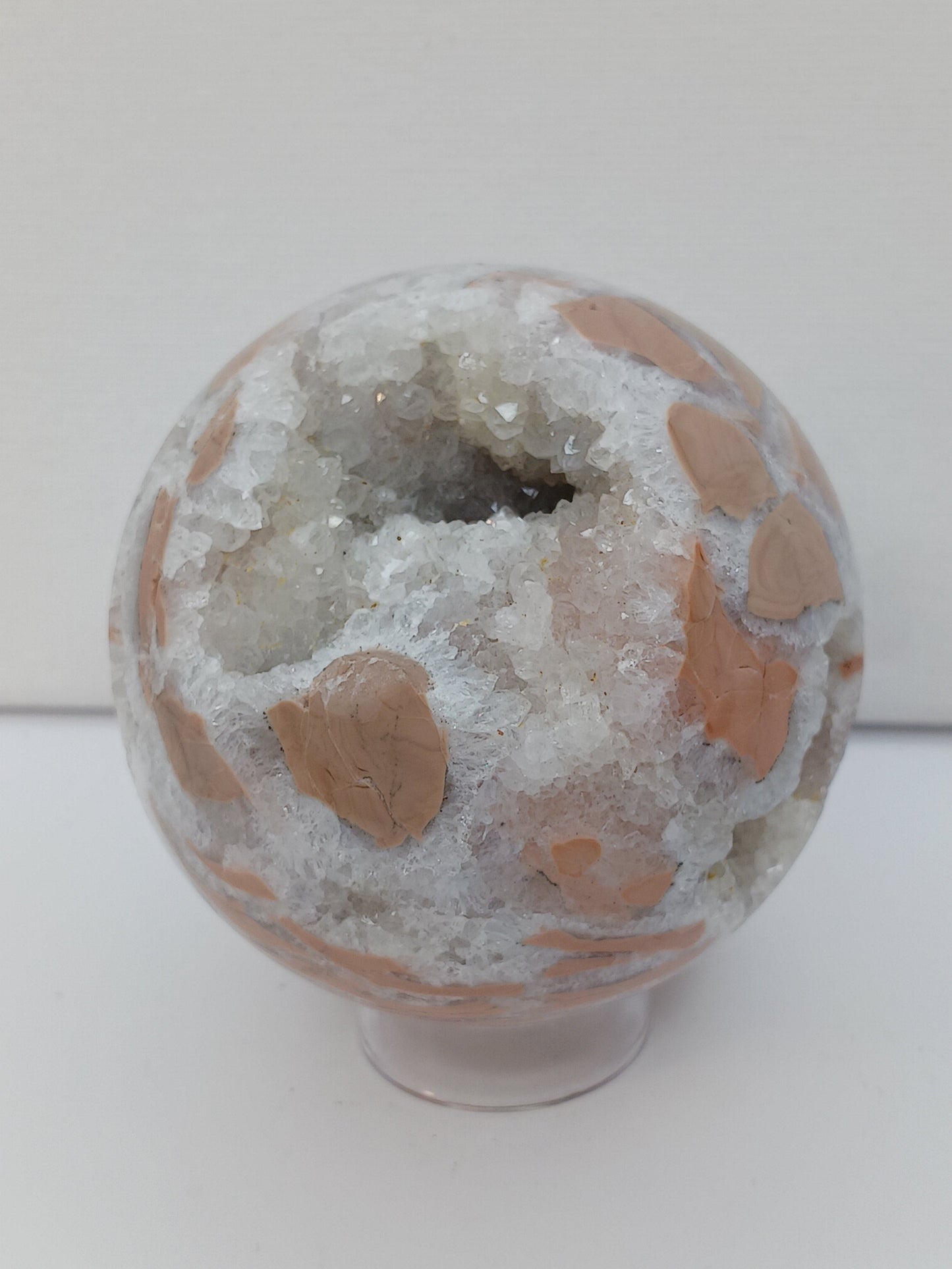 🌸✨ Pink Sakura Agate Sphere – Joy Growth and Gentle Healing ✨🌸 - Spheres