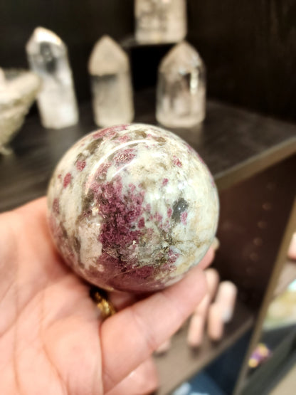 🌸💗 Pink Tourmaline Spheres – Harmonizing Energy Crystals! ✨ - 1 - Spheres