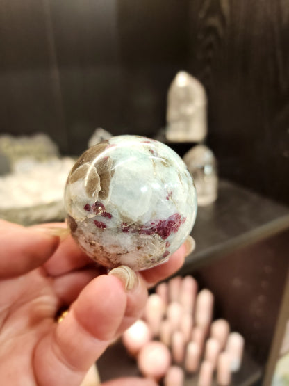 🌸💗 Pink Tourmaline Spheres – Harmonizing Energy Crystals! ✨ - 15 - Spheres