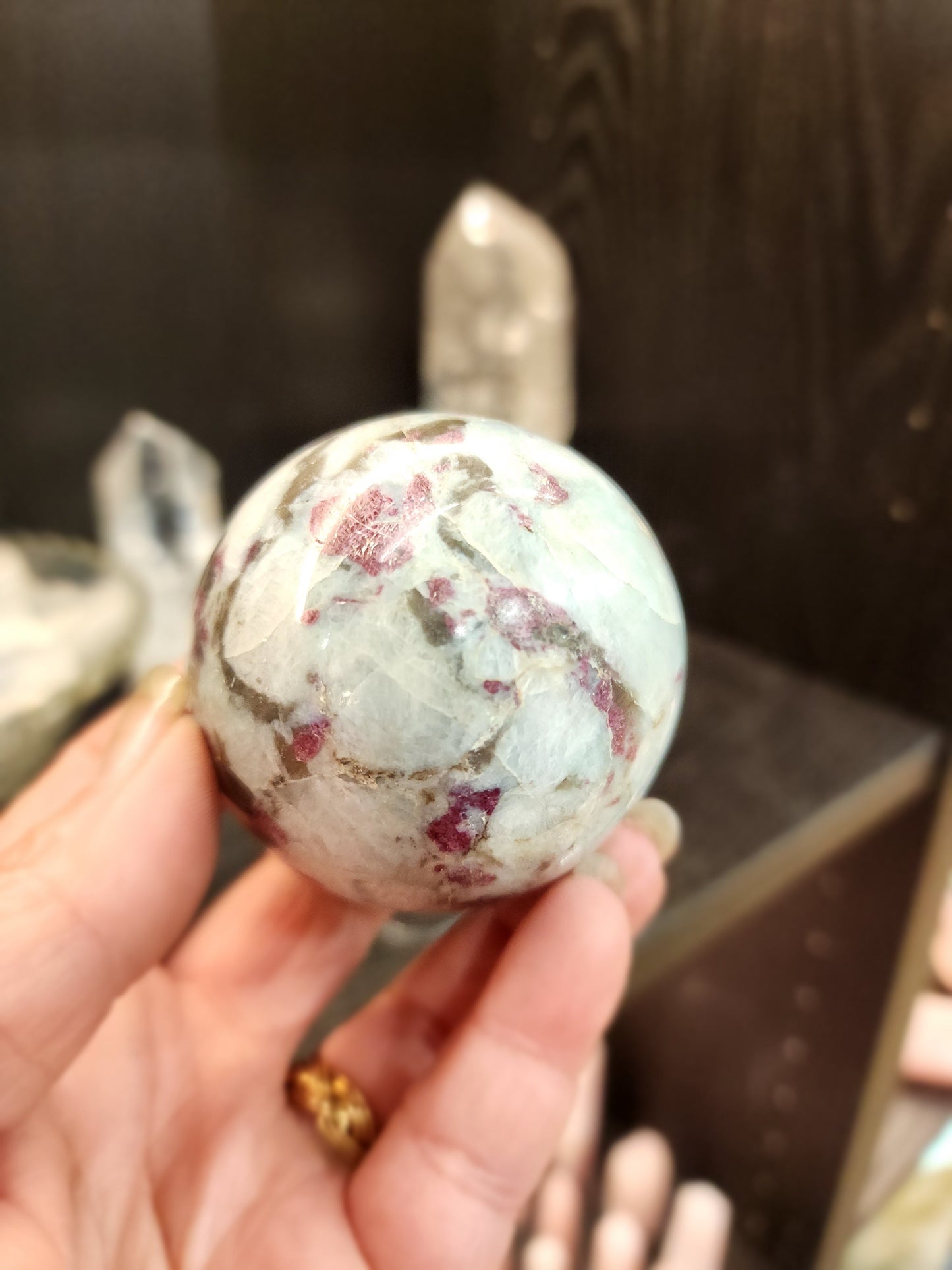 🌸💗 Pink Tourmaline Spheres – Harmonizing Energy Crystals! ✨ - 4 - Spheres