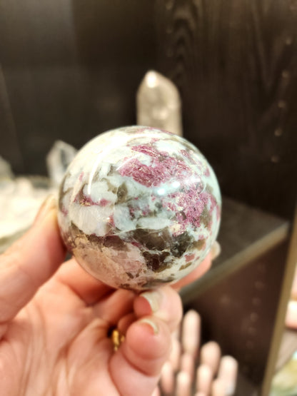 🌸💗 Pink Tourmaline Spheres – Harmonizing Energy Crystals! ✨ - 7 - Spheres