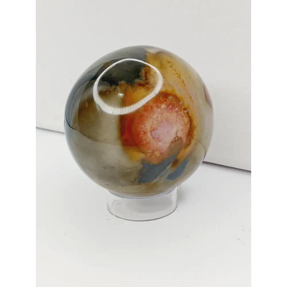 Polychrome Jasper Sphere 2’’ – Earthy Energy Stone 🌈🌍 - Spheres