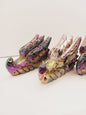 🐉💜 Purple Aura Dragon Head – Sphalerite 4’’ – Power Transformation and Mystical Protection ✨ - Carvings