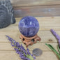 Purple Fluorite Sphere (1 3/4’’ to 3 1/2’’) – Intuition & Focus Crystal | The Mystical Moons - 19. FLUORITE SPHERE - 2