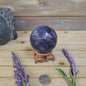 Purple Fluorite Sphere (1 3/4’’ to 3 1/2’’) – Intuition & Focus Crystal | The Mystical Moons - 7. FLUORITE SPHERE - 2