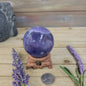 Purple Fluorite Sphere (1 3/4’’ to 3 1/2’’) – Intuition & Focus Crystal | The Mystical Moons - 14. FLUORITE SPHERE - 2