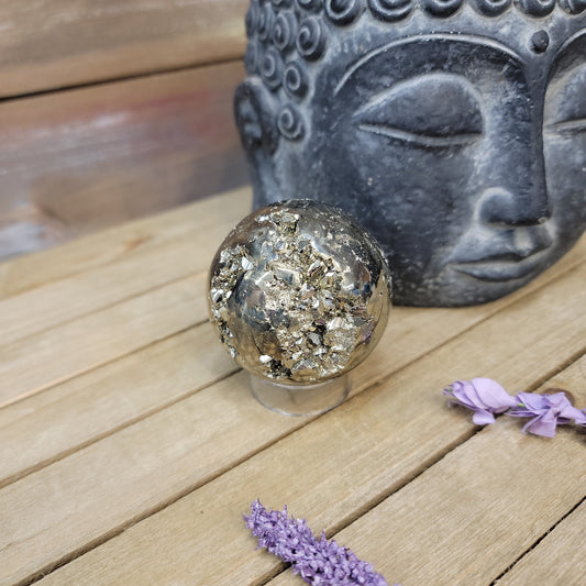 Pyrite Spheres - 2’’ - 01. Pyrite Sphere - 2’’ - Spheres