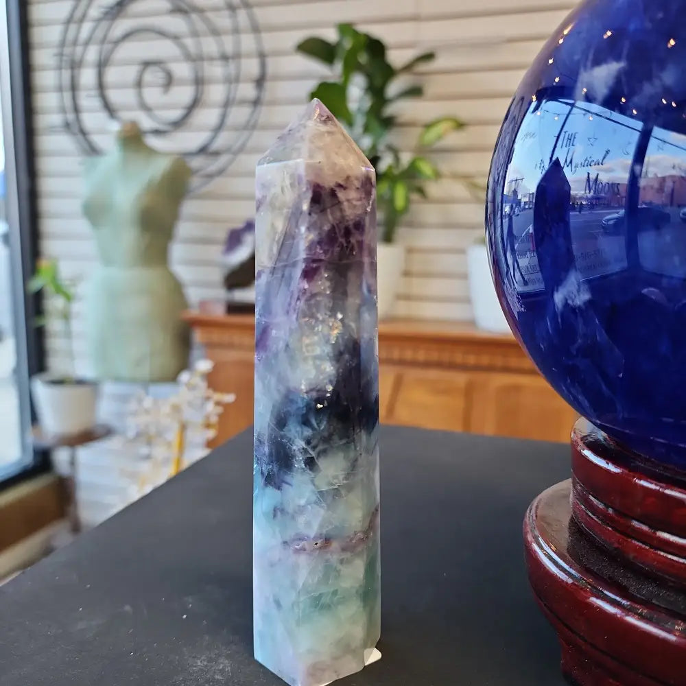 Rainbow Fluorite Large Towers - 5 - 6.25 x 1.5’’ - Towers