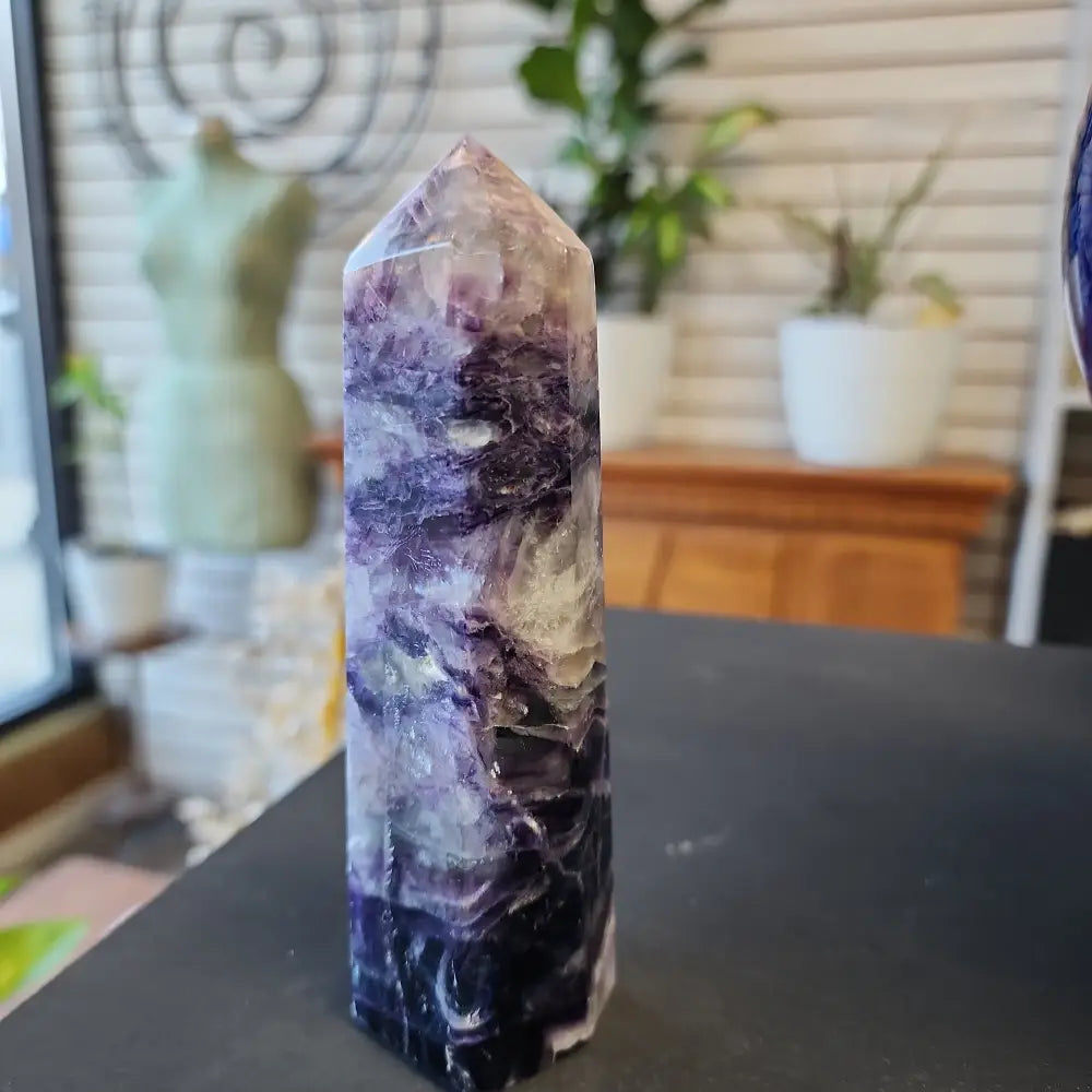 Rainbow Fluorite Large Towers - 4 - 5.5’’ x 1.75’’ - Towers