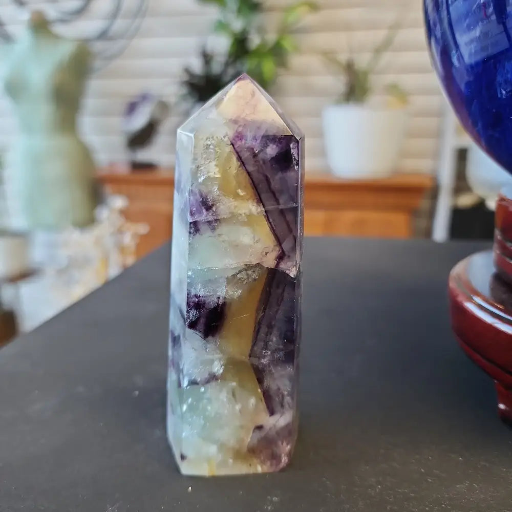 Rainbow Fluorite Large Towers - 8 - 4’’ x 1.5’’ - Towers