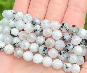 🌈✨ Rainbow Moonstone Bracelet 8mm – Intuition Balance and Divine Feminine Energy 🌙 - OMC BRACELETS